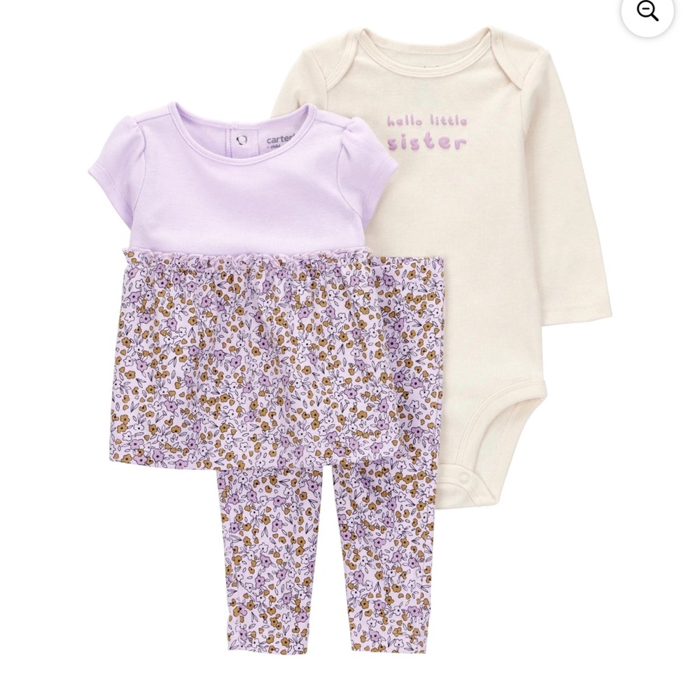 Carter's Child of Mine Baby and Toddler Girl Outfit Set, 3-PC Size 24months (41)